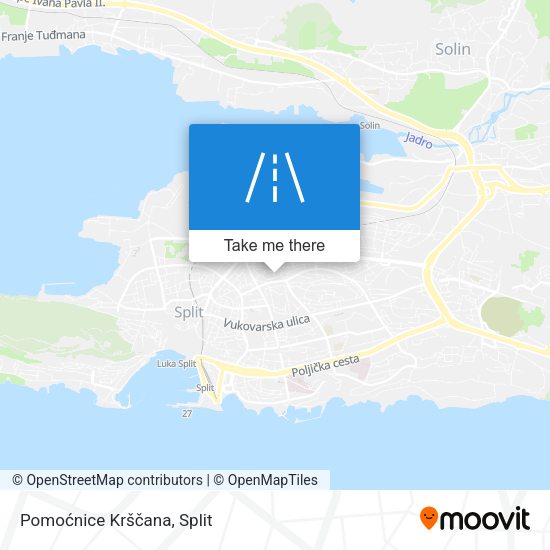 Pomoćnice Krščana map