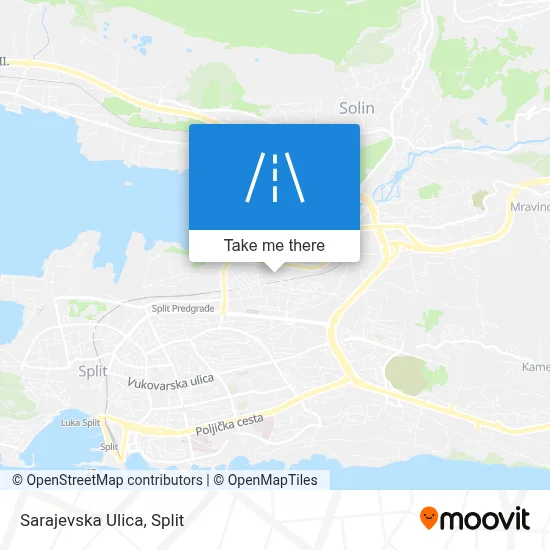 Sarajevska Ulica map