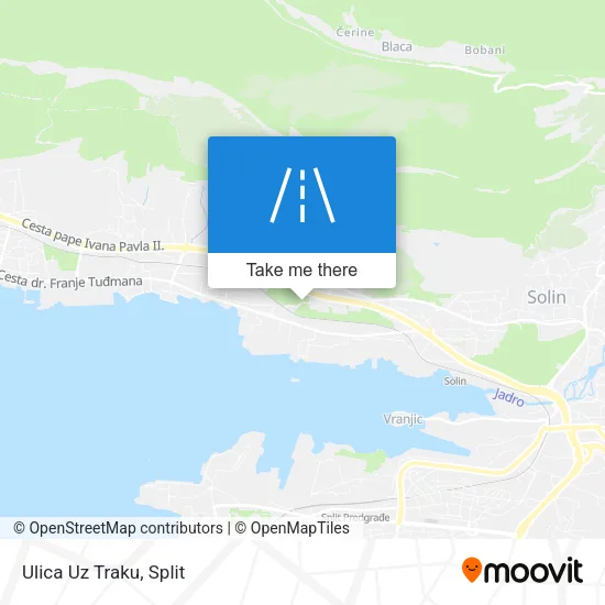 Ulica Uz Traku map