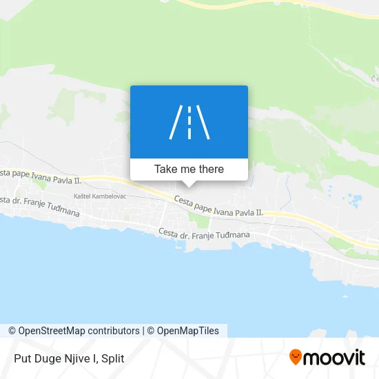 Put Duge Njive I map