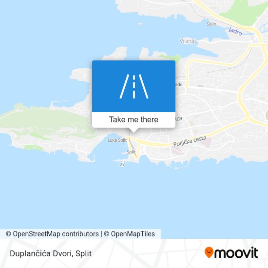 Duplančića Dvori map