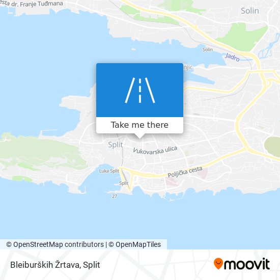 Bleiburških Žrtava map