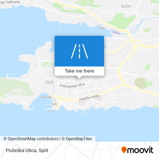 Požeška Ulica map