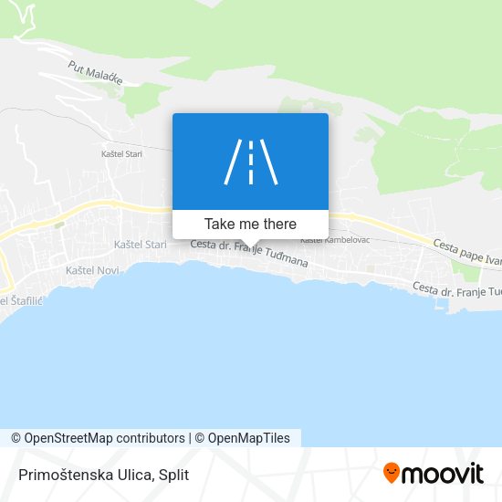 Primoštenska Ulica map