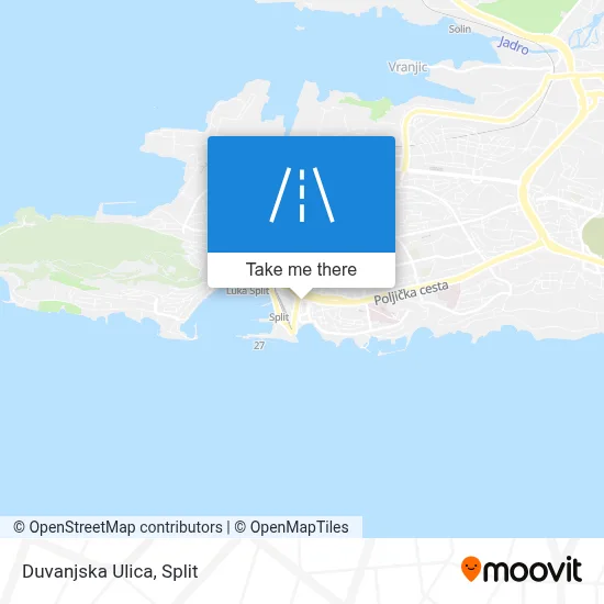 Duvanjska Ulica map