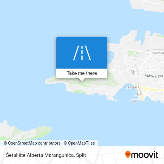 Šetalište Alberta Marangunića map