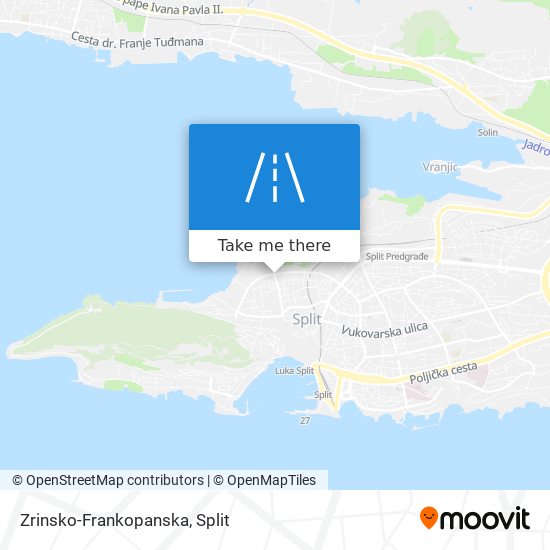 Zrinsko-Frankopanska map