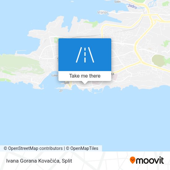 Ivana Gorana Kovačića map