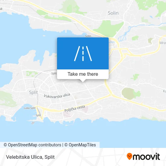 Velebitska Ulica map