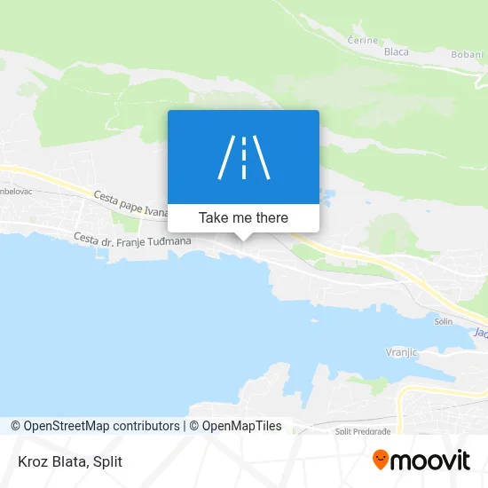 Kroz Blata map