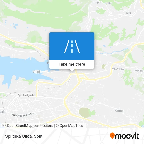 Splitska Ulica map