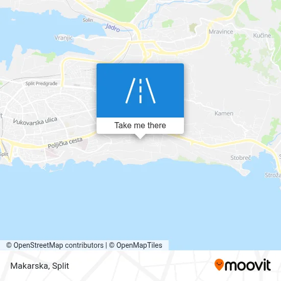Makarska map