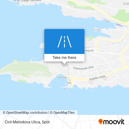Ćiril-Metodova Ulica map