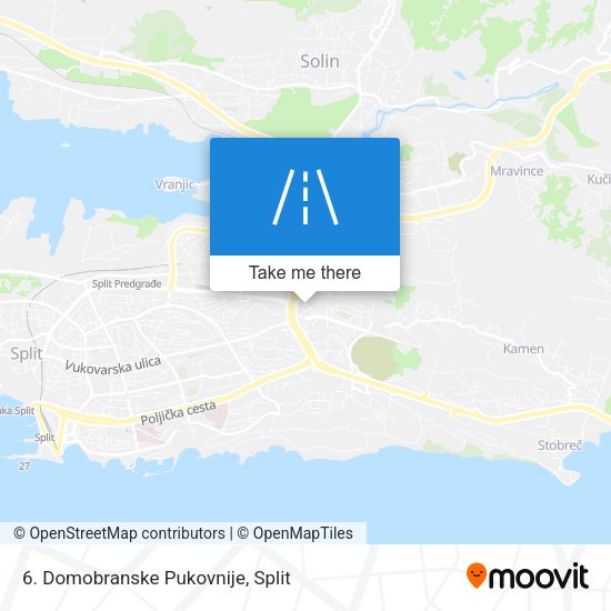 6. Domobranske Pukovnije map