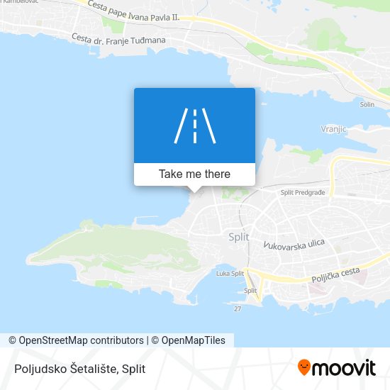 Poljudsko Šetalište map