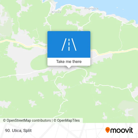 90. Ulica map