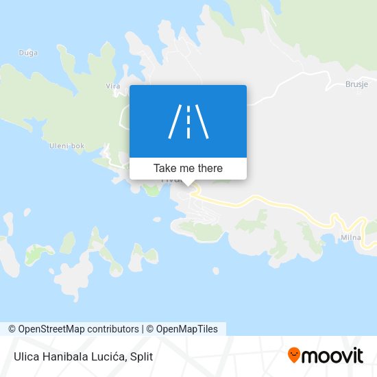 Ulica Hanibala Lucića map