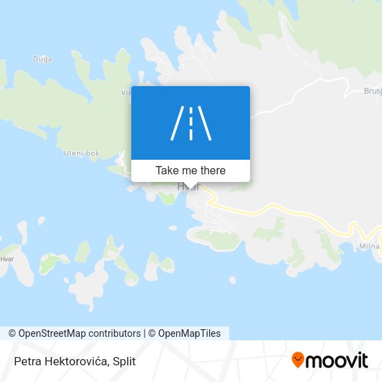 Petra Hektorovića map