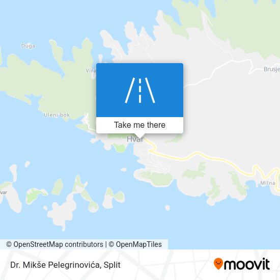 Dr. Mikše Pelegrinovića map