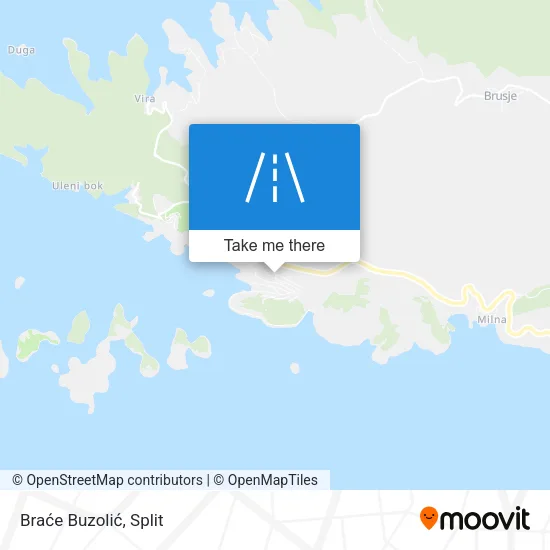 Braće Buzolić map