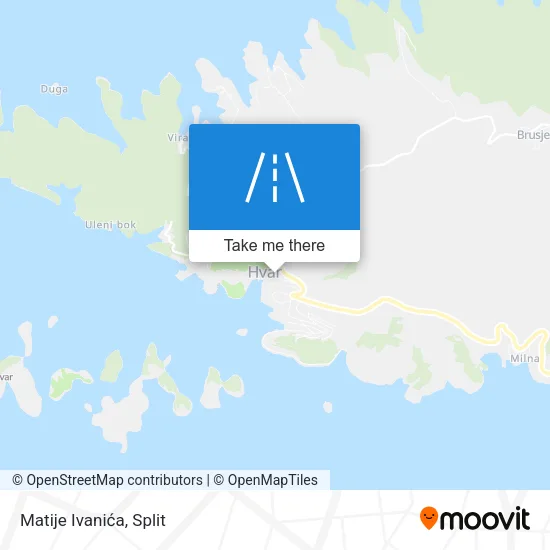 Matije Ivanića map