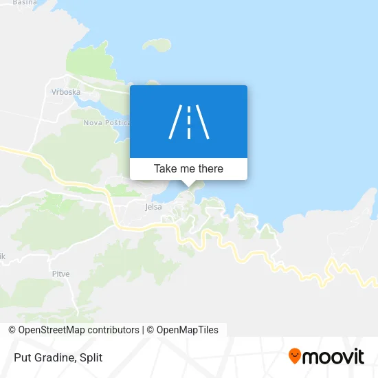 Put Gradine map