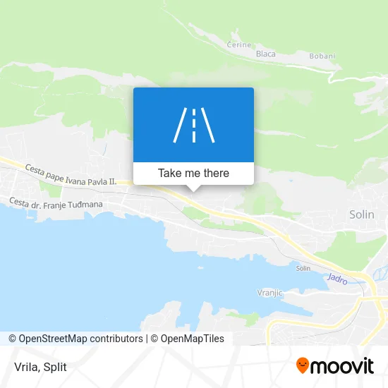 Vrila map