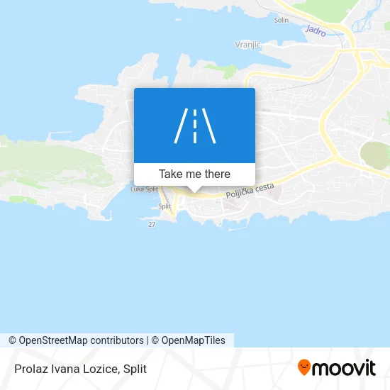 Prolaz Ivana Lozice map
