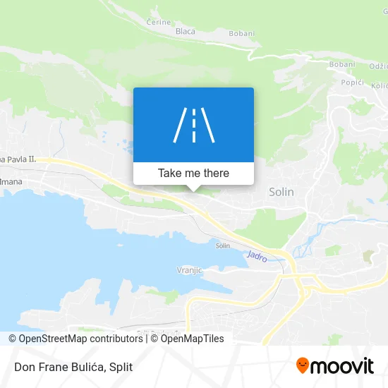 Don Frane Bulića map