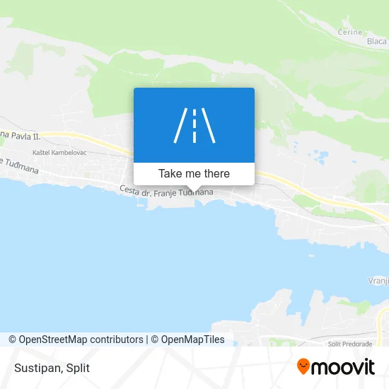 Sustipan map