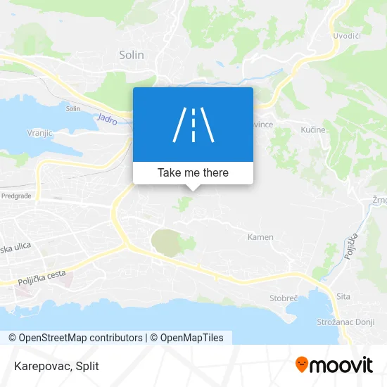 Karepovac map