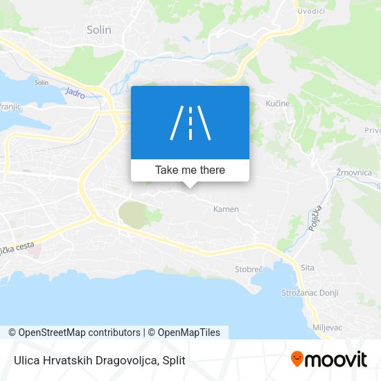 Ulica Hrvatskih Dragovoljca map
