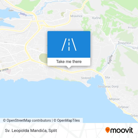 Sv. Leopolda Mandića map
