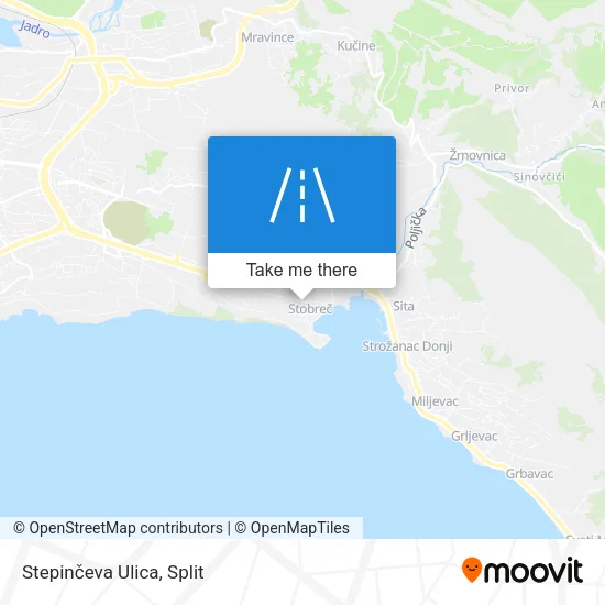 Stepinčeva Ulica map
