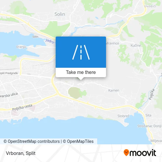 Vrboran map