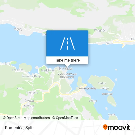 Pomenića map