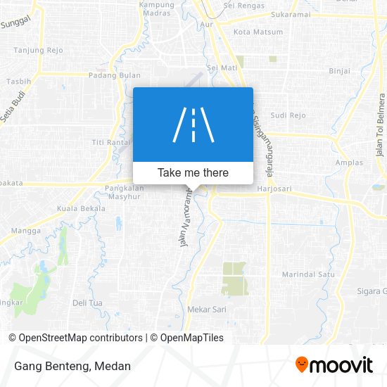 Gang Benteng map