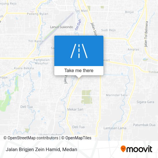 Jalan Brigjen Zein Hamid map