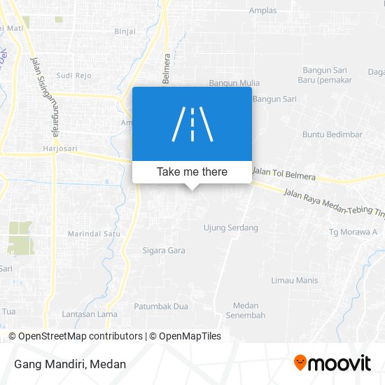 Gang Mandiri map