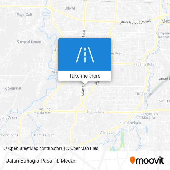 Jalan Bahagia Pasar II map