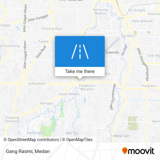 Gang Rasmi map