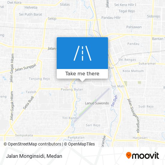 Jalan Monginsidi map