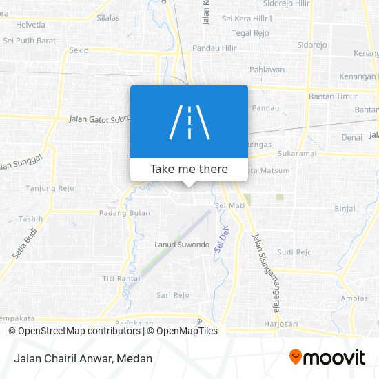 Jalan Chairil Anwar map