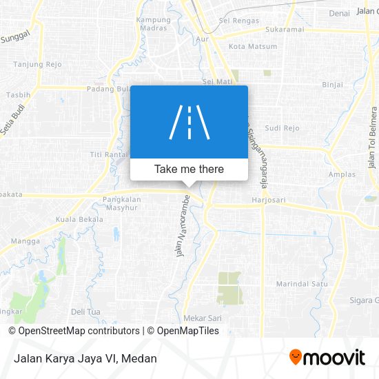 Jalan Karya Jaya VI map