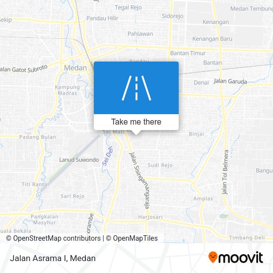 Jalan Asrama I map