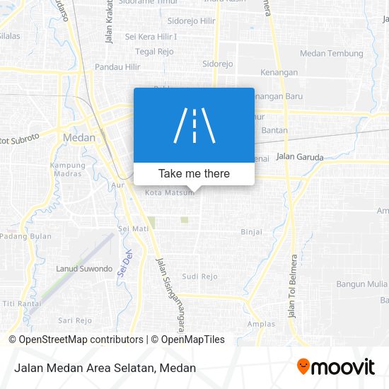 Jalan Medan Area Selatan map