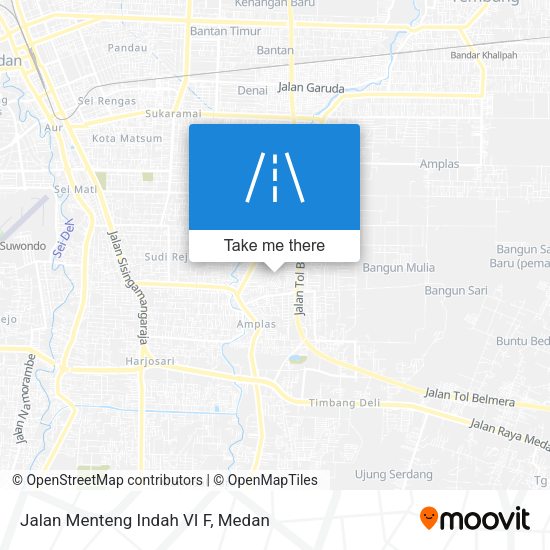 Jalan Menteng Indah VI F map