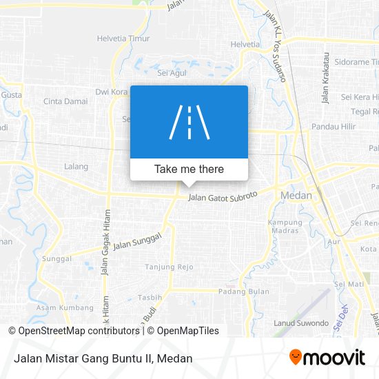 Jalan Mistar Gang Buntu II map