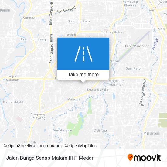 Jalan Bunga Sedap Malam III F map