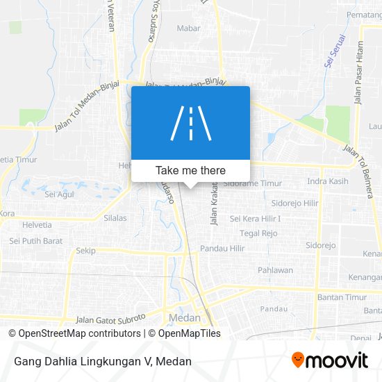 Gang Dahlia Lingkungan V map